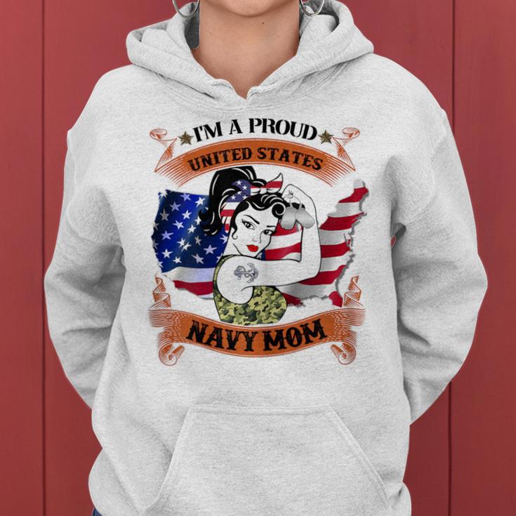 Proudnavy Aunt Proud United States Mom Navyveterans Women Hoodie