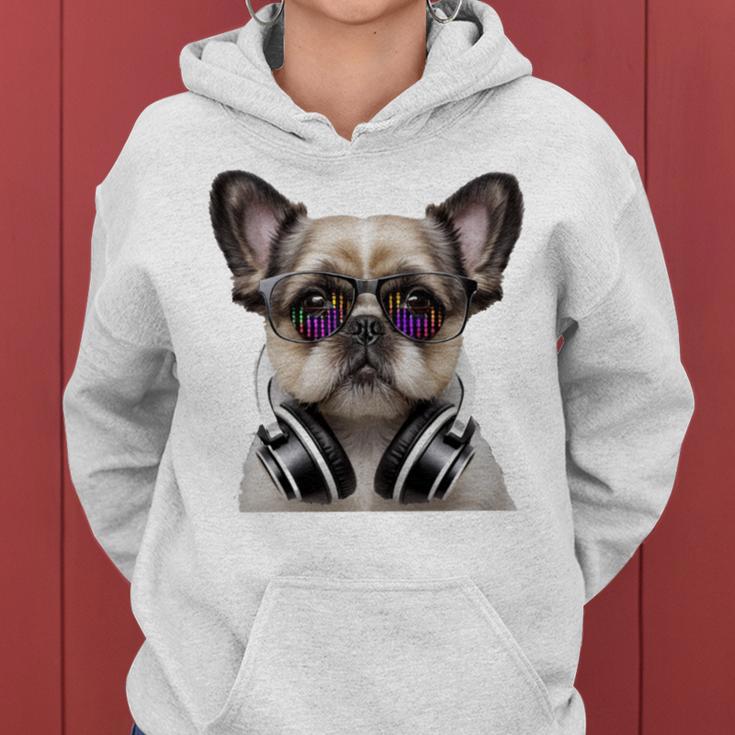 Shih Tzu Deejay Cool Dj Hundeliebhaber Shih Tzu Mama Papa Kapuzenpullover für Damen