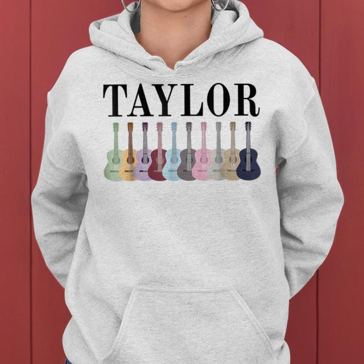 Taylor Personalized Name I Love Taylor Girl Groovy 70'S Women Hoodie