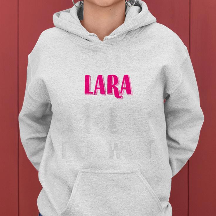 Women's Best Lara Der Welt Personalised First Name Kapuzenpullover für Damen