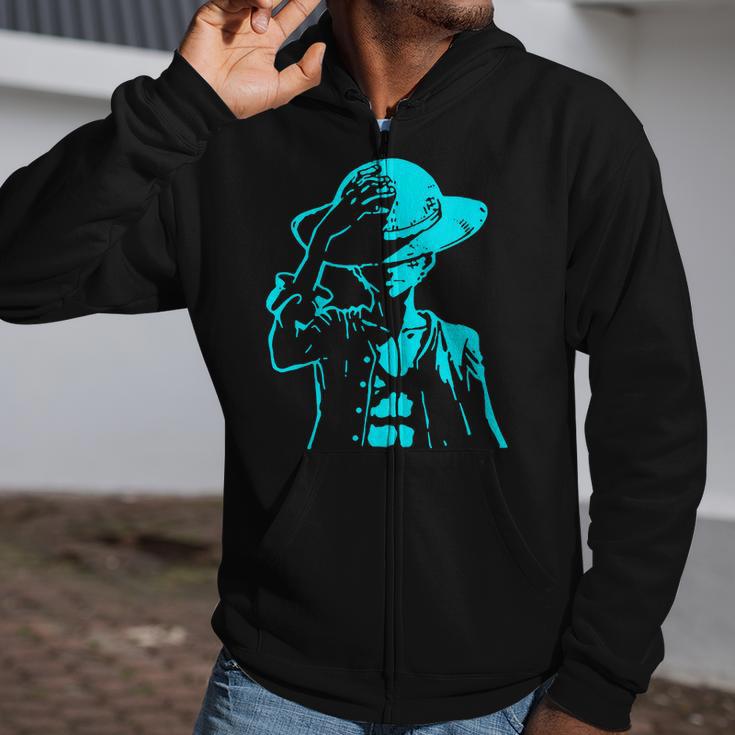 Anime One Piece Zip Up Hoodie