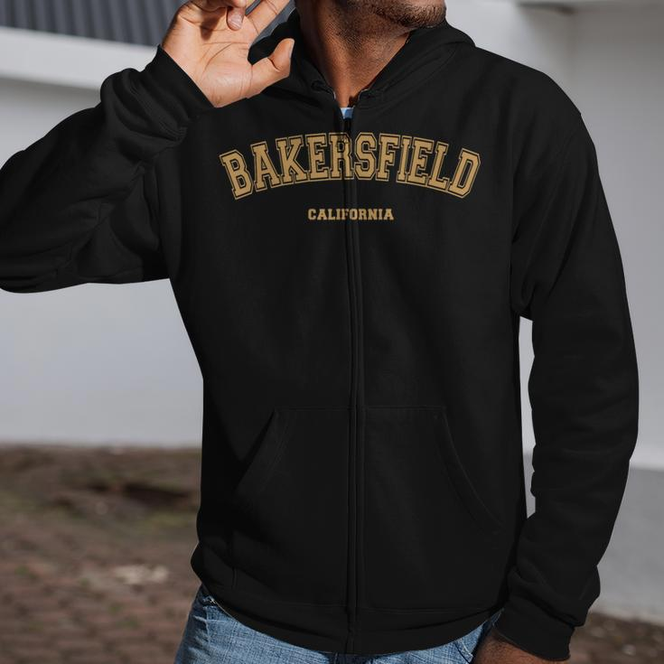 Bakersfield Sports College Style On Bakersfield Zip Up Hoodie