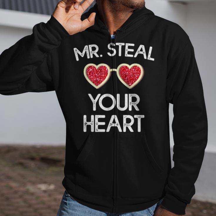 Boys Valentine Mr Steal Your Heart Toddler Zip Up Hoodie