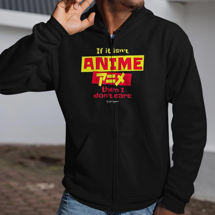 Anime Saying Otaku Zip Up Hoodie
