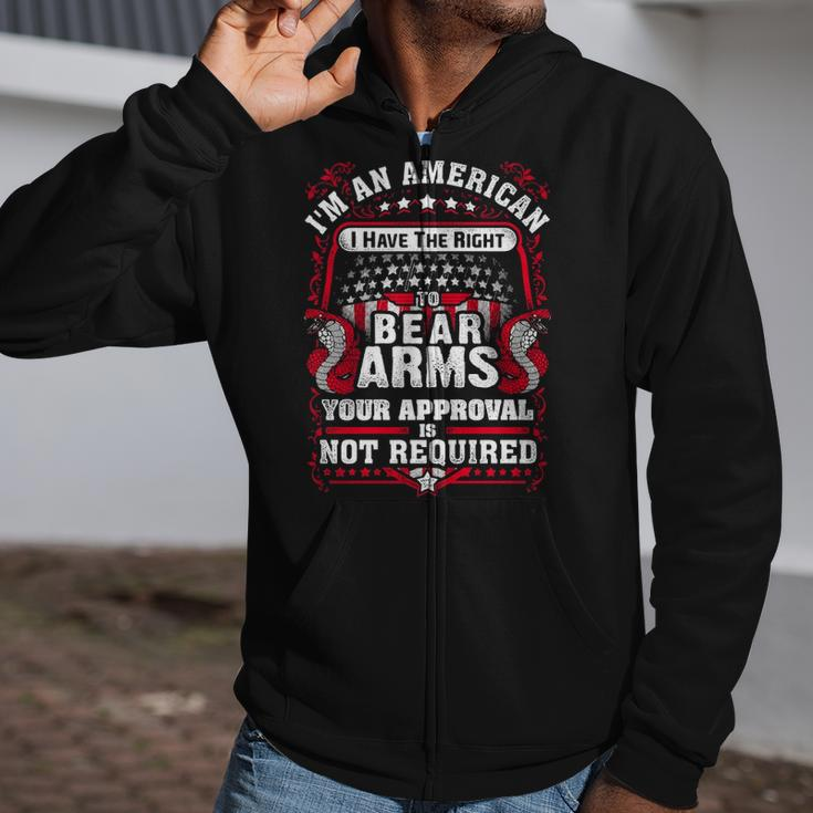 Gun Control Right To Bear Arms Zip Up Hoodie
