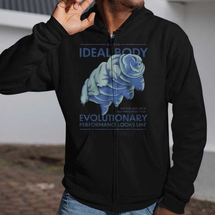 The Ideal Body You May Not Like Tardigrade Moss Zip Up Hoodie