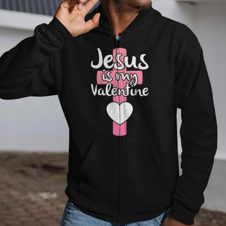 Jesus Is My Valentine Zip Up Hoodie