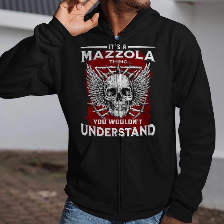 Mazzola Name Shirt Mazzola Family Name V3 Zip Up Hoodie