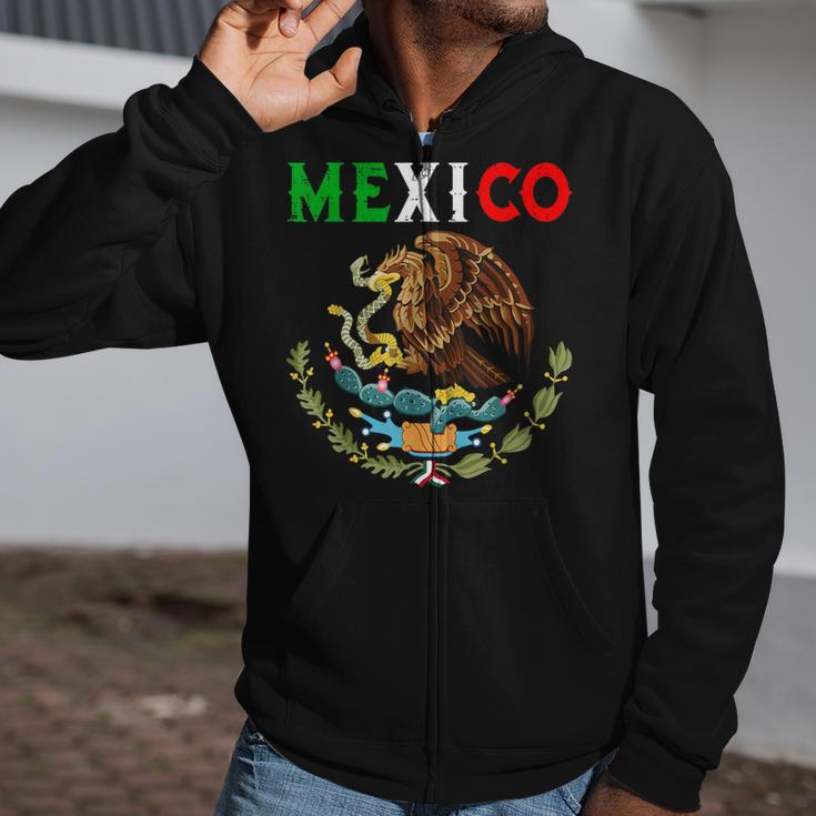 Mexican Independence Day Mexico Eagle Mexico Viva Mexico Zip Up Hoodie