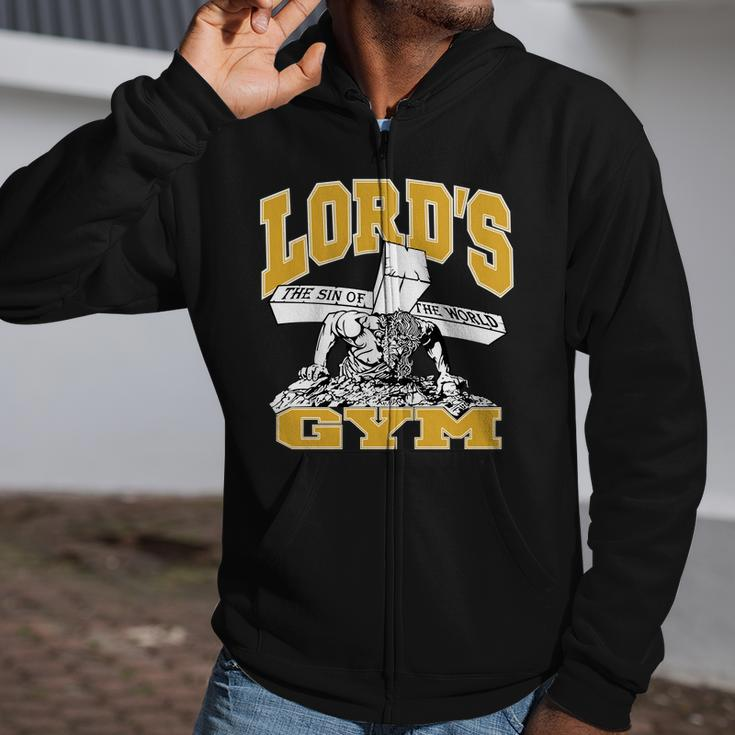 New Lord's Gym Cool Graphic Zip Up Hoodie