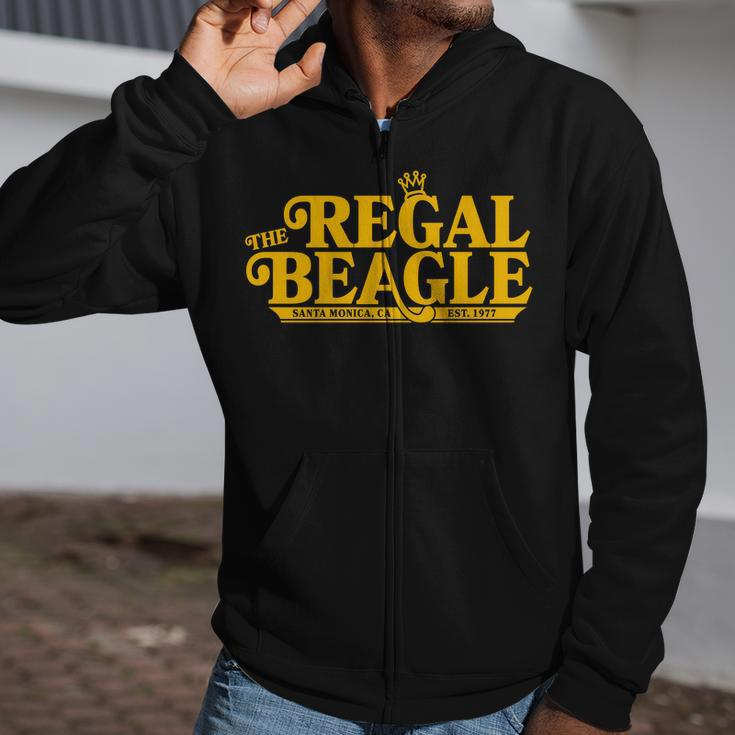 The Regal Beagle Santa Monica Ca Est 1977 Logo Tshirt Zip Up Hoodie