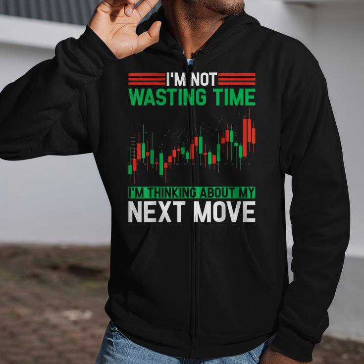 Stock Market Broker Trader Forex Day Trading Stock Trading Zip Up Hoodie