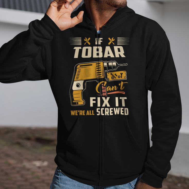 Tobar Blood Runs Through My Veins Name V2 Zip Up Hoodie