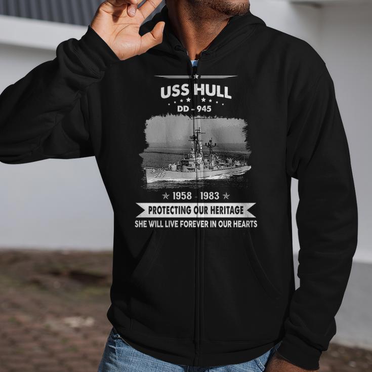 Uss Hull Dd Zip Up Hoodie