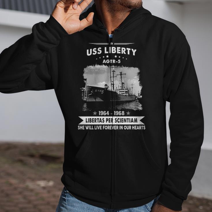 Uss Liberty Agtr Zip Up Hoodie