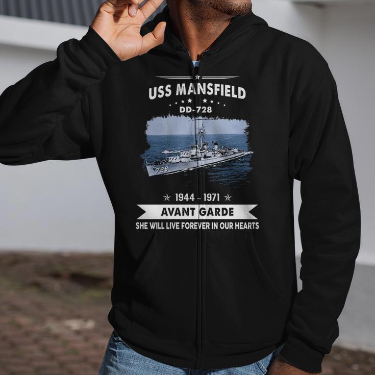 Uss Mansfield Dd Zip Up Hoodie