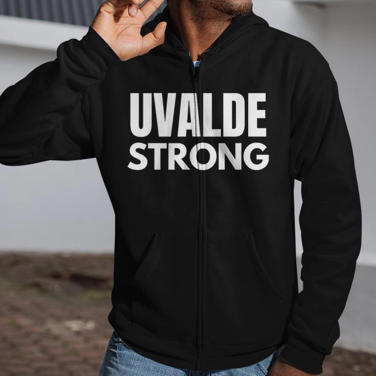 Uvalde Strong Texas Strong V2 Zip Up Hoodie