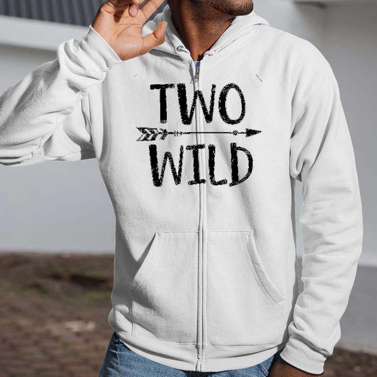 Olive Loves Apple Two Wild Arrow Zip Up Hoodie