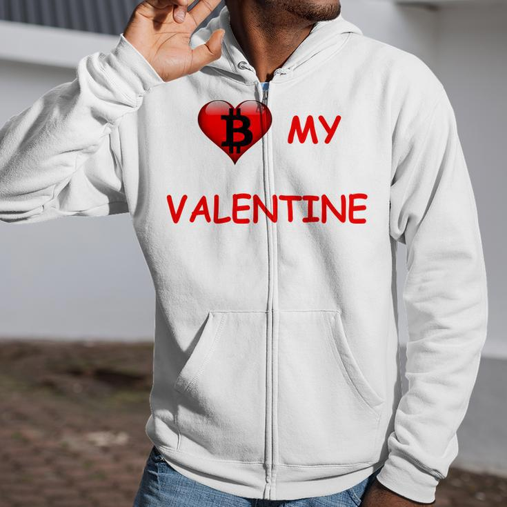 Be My Valentine Bitcoin Zip Up Hoodie
