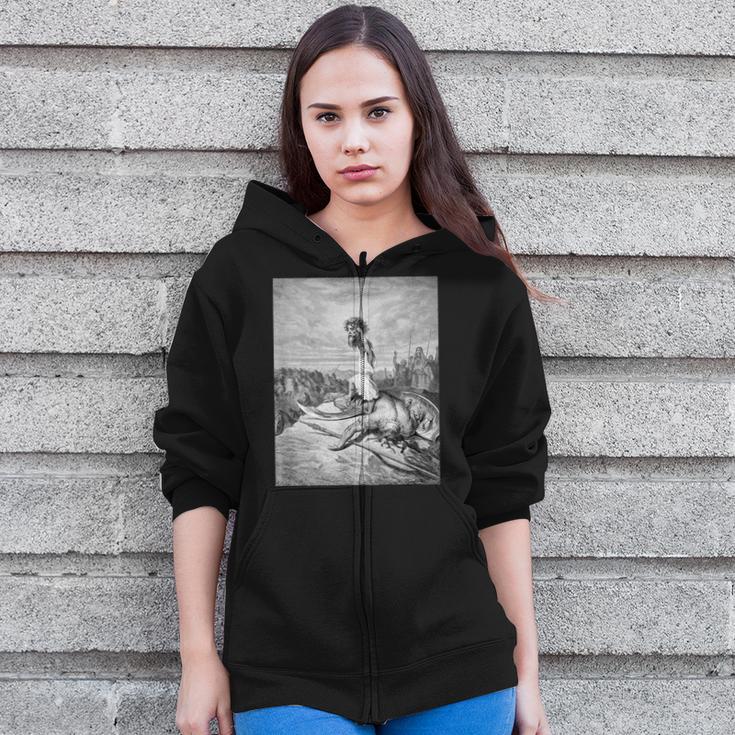 David And Goliath Gustave Dore Zip Up Hoodie