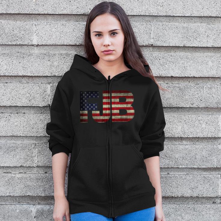 Anti Biden Fjb Pro America FBiden Fjb Zip Up Hoodie