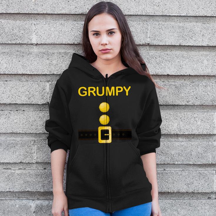 Grumpy Dwarf Costume Tshirt Zip Up Hoodie