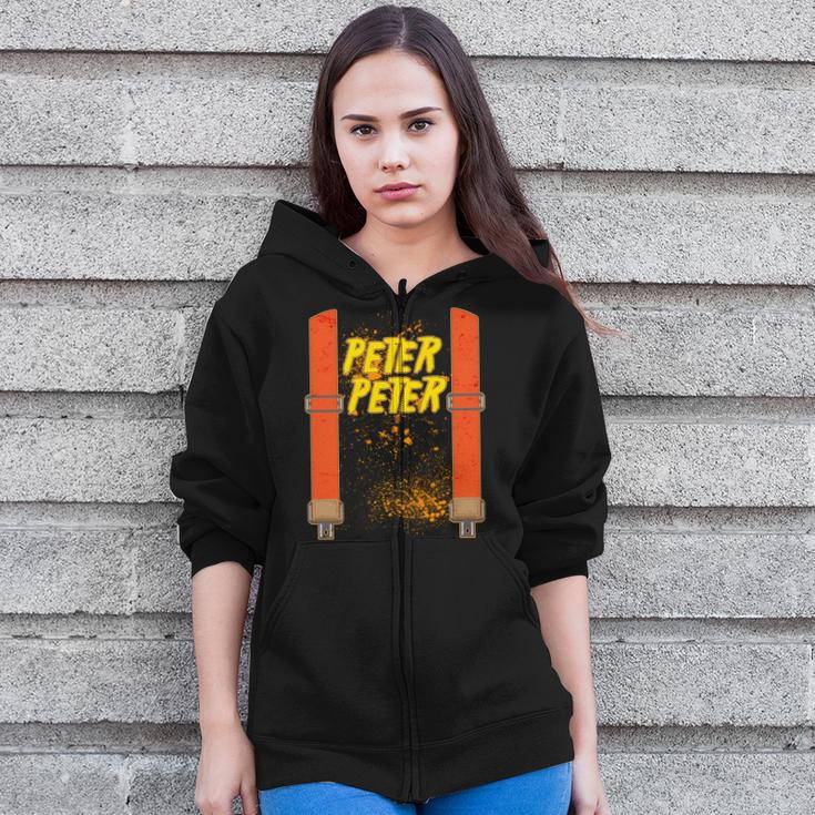 Peter Peter Pumpkin Eater Halloween Costume Tshirt Zip Up Hoodie