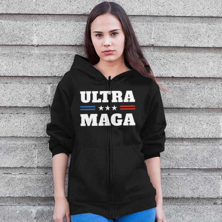 Ultra Maga Tshirt V4 Zip Up Hoodie