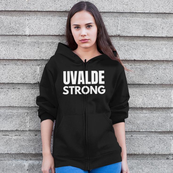 Uvalde Strong Texas Strong V2 Zip Up Hoodie