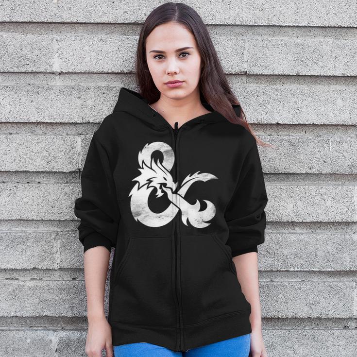 Vintage D&D Dungeons And Dragons Zip Up Hoodie