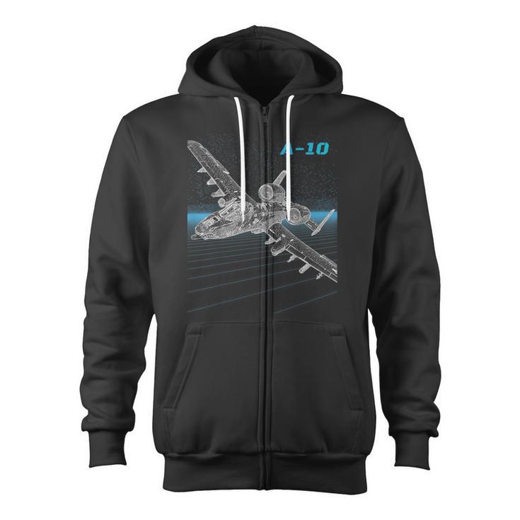 A-10 Thunderbolt Ii Warthog Zip Up Hoodie