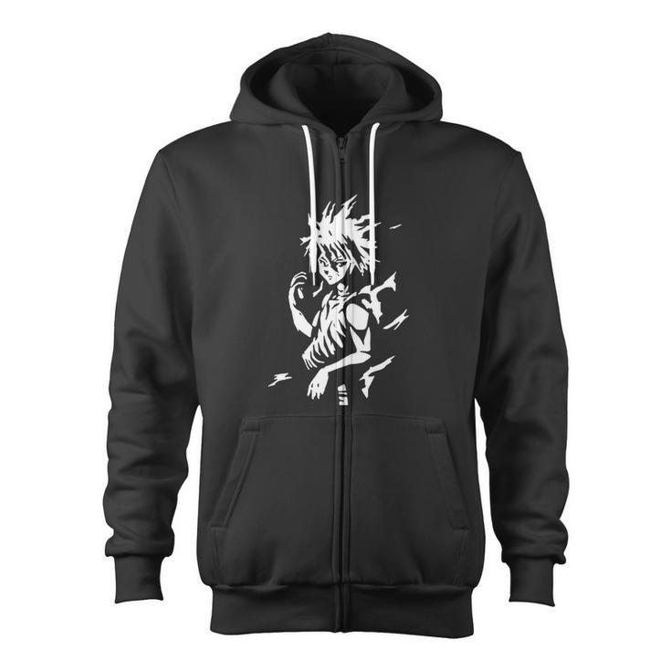 A7 Killua Assassin Lightning Aura Hunter Tshirt Zip Up Hoodie