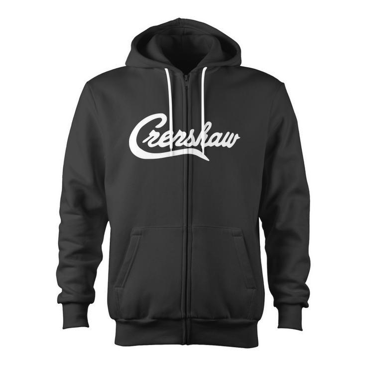 Crenshaw California Tshirt Zip Up Hoodie