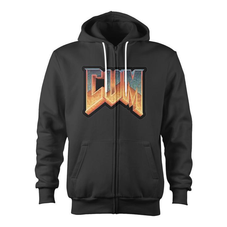 Cum Doom V2 Zip Up Hoodie