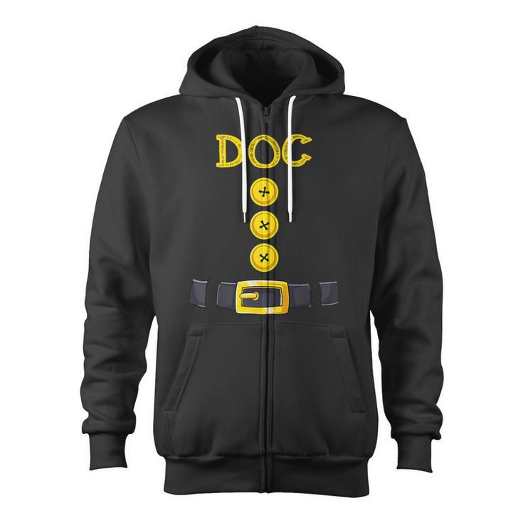 Doc-Dwarf Halloween Costume Doc-Dwarfs Zip Up Hoodie