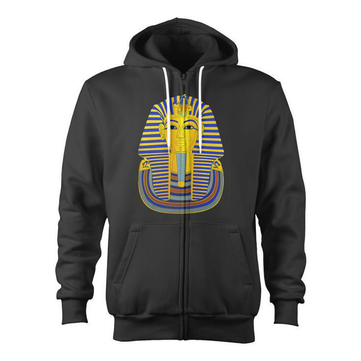 King Tut Pharaoh Egyptian Zip Up Hoodie