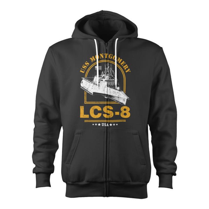 Lcs-8 Uss Montgomery Zip Up Hoodie