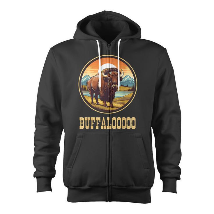 Lucky Buffalo Lucky Casino Slot Machine Zip Up Hoodie