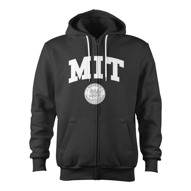 Mit Massachusetts Institute Of Technology Tshirt Zip Up Hoodie