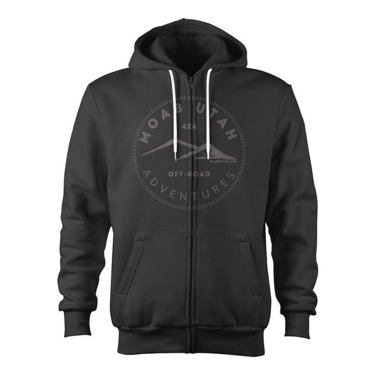 Moab Utah 4X4 Off Road Adventures Zip Up Hoodie