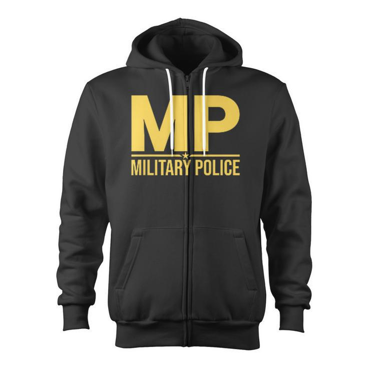 Mp Military Police Corps Us Army Zip Up Hoodie