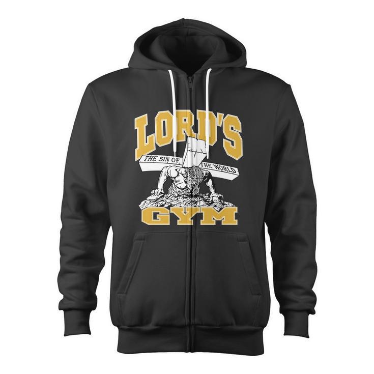 New Lord's Gym Cool Graphic Zip Up Hoodie