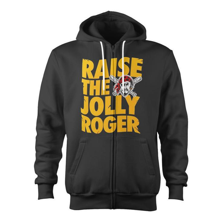 Pirates Raise The Jolly Roger Zip Up Hoodie