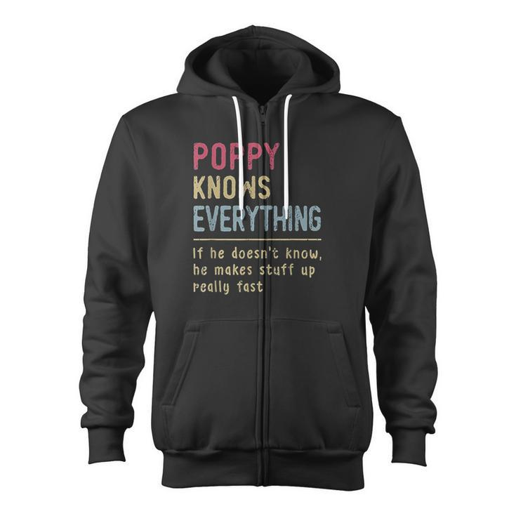 Poppy Know Everything Zip Up Hoodie