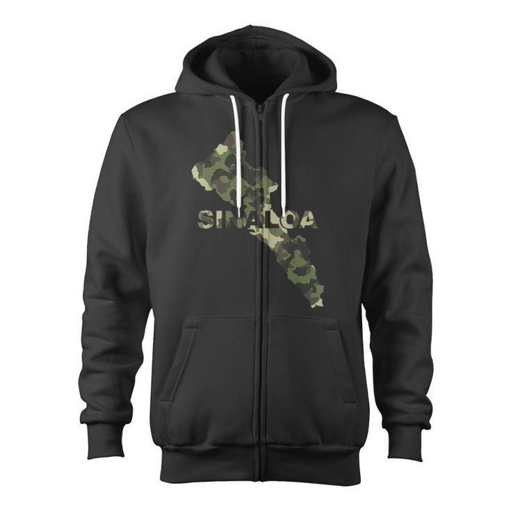 Proud Of My Roots Sinaloa Mexico Map Mexican Zip Up Hoodie