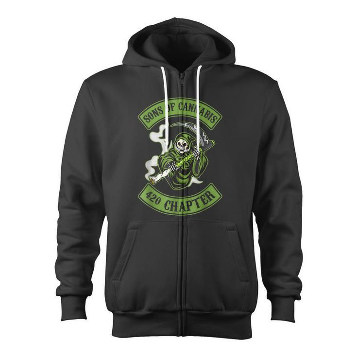 Sons Of Cannabis 420 Chapter Zip Up Hoodie