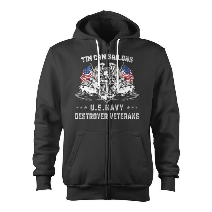 Tin Can Sailors Zip Up Hoodie