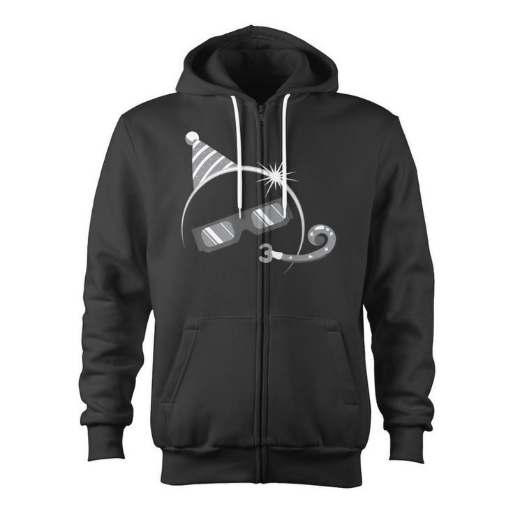 Total Solar Eclipse Birthday Party April 8 2024 Zip Up Hoodie