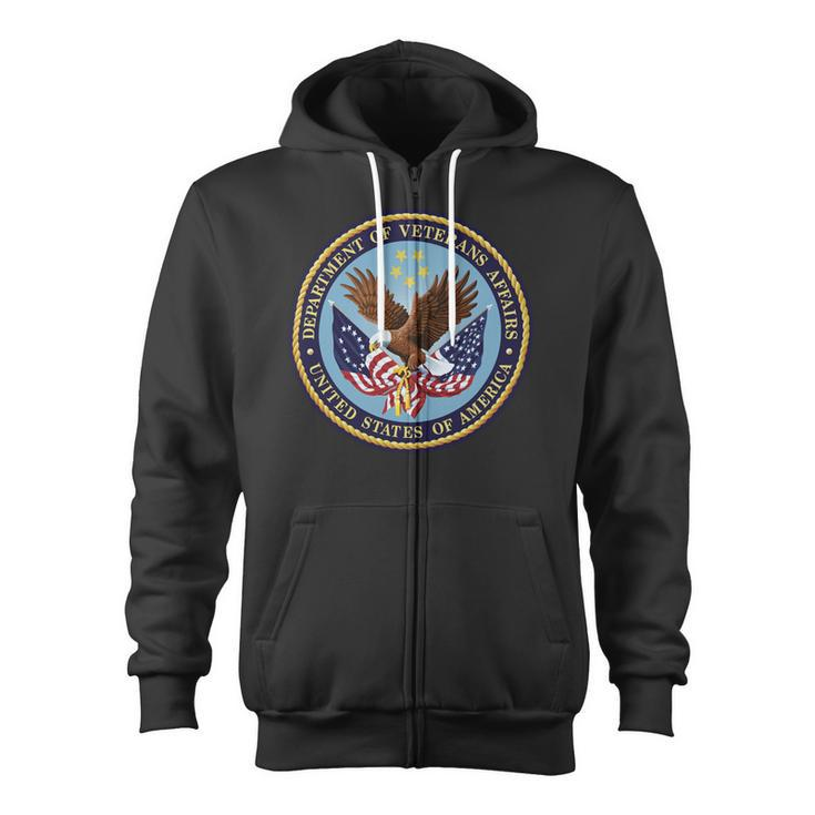 United States Department Of Veterans Affairs Va T Shirt Zip Up Hoodie
