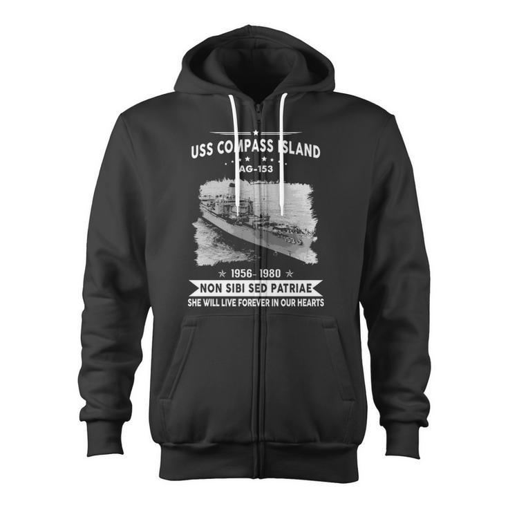 Uss Compass Island Ag Zip Up Hoodie